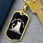 I Have Pictures Cat Keychain Stainless Steel or 18k Gold Dog Tag Keyring-Express Your Love Gifts