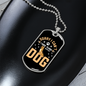 I Have Plans Necklace Stainless Steel or 18k Gold Dog Tag 24" Chain-Express Your Love Gifts
