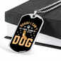 I Have Plans Necklace Stainless Steel or 18k Gold Dog Tag 24" Chain-Express Your Love Gifts