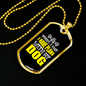 I Have Plans Yellow Necklace Stainless Steel or 18k Gold Dog Tag 24" Chain-Express Your Love Gifts