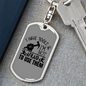 I Have Tools Swivel Keychain Woodworker Dog Tag Stainless Steel or 18k Gold-Express Your Love Gifts