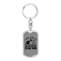 I Have Tools Swivel Keychain Woodworker Dog Tag Stainless Steel or 18k Gold-Express Your Love Gifts