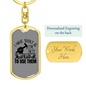 I Have Tools Swivel Keychain Woodworker Dog Tag Stainless Steel or 18k Gold-Express Your Love Gifts