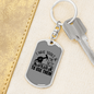 I Have Tools Swivel Keychain Woodworker Dog Tag Stainless Steel or 18k Gold-Express Your Love Gifts