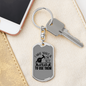 I Have Tools Swivel Keychain Woodworker Dog Tag Stainless Steel or 18k Gold-Express Your Love Gifts