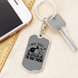I Have Tools Swivel Keychain Woodworker Dog Tag Stainless Steel or 18k Gold-Express Your Love Gifts