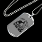 I Have Tools Woodworker Dog Tag Stainless Steel or 18k Gold W 24"-Express Your Love Gifts