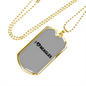 I Heart Beagles Necklace Stainless Steel or 18k Gold Dog Tag 24" Chain-Express Your Love Gifts
