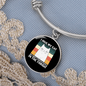 I Hug My Cat Bracelet Stainless Steel or 18k Gold Circle Bangle-Express Your Love Gifts