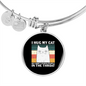 I Hug My Cat Bracelet Stainless Steel or 18k Gold Circle Bangle-Express Your Love Gifts