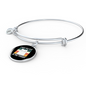 I Hug My Cat Bracelet Stainless Steel or 18k Gold Circle Bangle-Express Your Love Gifts