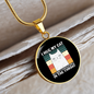 I Hug My Cat Circle Necklace Stainless Steel or 18k Gold 18-22"-Express Your Love Gifts