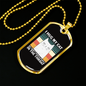 I Hug My Cat Necklace Stainless Steel or 18k Gold Dog Tag 24" Chain-Express Your Love Gifts