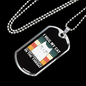 I Hug My Cat Necklace Stainless Steel or 18k Gold Dog Tag 24" Chain-Express Your Love Gifts