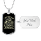 I Just Want To Go Riding Biker Necklace Stainless Steel or 18k Gold Dog Tag 24"-Express Your Love Gifts