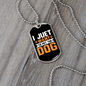 I Just Want To Pet Necklace Stainless Steel or 18k Gold Dog Tag 24" Chain-Express Your Love Gifts
