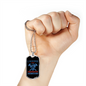 I Kissed A Firefighter Gift Stainless Steel or 18k Gold Dog Tag 24" Chain-Express Your Love Gifts