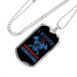 I Kissed A Firefighter Gift Stainless Steel or 18k Gold Dog Tag 24" Chain-Express Your Love Gifts