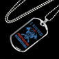 I Kissed A Firefighter Gift Stainless Steel or 18k Gold Dog Tag 24" Chain-Express Your Love Gifts