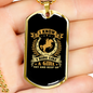 I Know I Ride Like a Girl Horse Necklace Stainless Steel or 18k Gold Dog Tag 24" Chain-Express Your Love Gifts