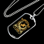 I Know I Ride Like a Girl Horse Necklace Stainless Steel or 18k Gold Dog Tag 24" Chain-Express Your Love Gifts