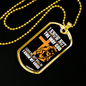 I Know My Guide Necklace Stainless Steel or 18k Gold Dog Tag 24" Chain-Express Your Love Gifts