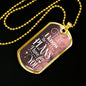 God Knows Your Plans Jeremiah 29:11 Necklace Stainless Steel or 18k Gold Dog Tag 24" Chain-Express Your Love Gifts