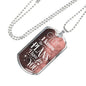 God Knows Your Plans Jeremiah 29:11 Necklace Stainless Steel or 18k Gold Dog Tag 24" Chain-Express Your Love Gifts
