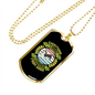 I Learned From Dogs Necklace Stainless Steel or 18k Gold Dog Tag 24" Chain-Express Your Love Gifts