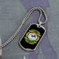 I Learned From Dogs Necklace Stainless Steel or 18k Gold Dog Tag 24" Chain-Express Your Love Gifts