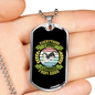 I Learned From Dogs Necklace Stainless Steel or 18k Gold Dog Tag 24" Chain-Express Your Love Gifts