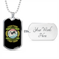 I Learned From Dogs Necklace Stainless Steel or 18k Gold Dog Tag 24" Chain-Express Your Love Gifts