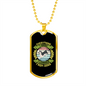 I Learned From Dogs Necklace Stainless Steel or 18k Gold Dog Tag 24" Chain-Express Your Love Gifts