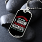 I Learned From Dogs White Necklace Stainless Steel or 18k Gold Dog Tag 24" Chain-Express Your Love Gifts