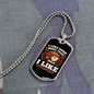 I Like Dogs More Than People Necklace Stainless Steel or 18k Gold Dog Tag 24" Chain-Express Your Love Gifts