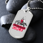 I Like Drummer Girls Necklace Stainless Steel or 18k Gold Dog Tag 24" Chain-Express Your Love Gifts