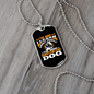 I Like My Dog Necklace Stainless Steel or 18k Gold Dog Tag 24" Chain-Express Your Love Gifts