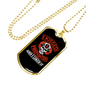 I Liked Firefighter'S Kiss Necklace Stainless Steel or 18k Gold Dog Tag 24" Chain-Express Your Love Gifts
