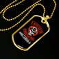 I Liked Firefighter'S Kiss Necklace Stainless Steel or 18k Gold Dog Tag 24" Chain-Express Your Love Gifts