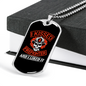 I Liked Firefighter'S Kiss Necklace Stainless Steel or 18k Gold Dog Tag 24" Chain-Express Your Love Gifts