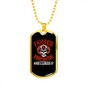 I Liked Firefighter'S Kiss Necklace Stainless Steel or 18k Gold Dog Tag 24" Chain-Express Your Love Gifts