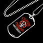 I Liked Firefighter'S Kiss Necklace Stainless Steel or 18k Gold Dog Tag 24" Chain-Express Your Love Gifts