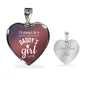 I'Ll Always Be A Daddy'S Girl Necklace Stainless Steel or 18k Gold Heart Pendant 18-22"-Express Your Love Gifts