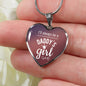 I'Ll Always Be A Daddy'S Girl Necklace Stainless Steel or 18k Gold Heart Pendant 18-22"-Express Your Love Gifts