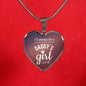 I'Ll Always Be A Daddy'S Girl Necklace Stainless Steel or 18k Gold Heart Pendant 18-22"-Express Your Love Gifts