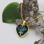 I'Ll Hold You In My Heart Necklace Stainless Steel or 18k Gold Heart 18-22"-Express Your Love Gifts