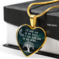 I'Ll Hold You In My Heart Necklace Stainless Steel or 18k Gold Heart 18-22"-Express Your Love Gifts