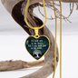 I'Ll Hold You In My Heart Necklace Stainless Steel or 18k Gold Heart 18-22"-Express Your Love Gifts