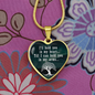 I'Ll Hold You In My Heart Necklace Stainless Steel or 18k Gold Heart 18-22"-Express Your Love Gifts