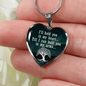 I'Ll Hold You In My Heart Necklace Stainless Steel or 18k Gold Heart 18-22"-Express Your Love Gifts